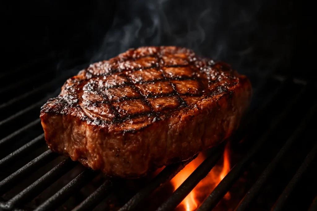 Ribeye Steak on the grill